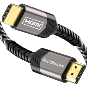 BlueRigger 8K HDMI 2.1 Cable 3FT - 4 Pack (8K 60Hz, 48Gbps, HDMI Cord, HDR10+, HDCP2.3, eARC, Cotton Braided) - 8K HDMI Cable Compatible with PS5, PS4, Xbox, Apple TV, HDTV, Laptop, PC BlueRigger 8K HDMI 2.1 Cable 3FT - 4 Pack (8K 60Hz, 48Gbps, HDMI Cord, HDR10+, HDCP2.3, eARC, Cotton Braided) - 8K HDMI Cable Compatible with PS5, PS4, Xbox, Apple TV, HDTV, Laptop, PC