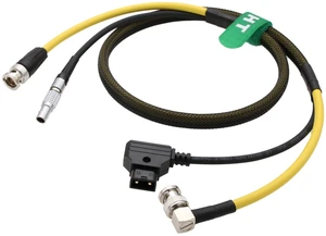 HangTon Power SDI Cable for SmallHD Cine 7 5, Ultrabright 503 703, 703 Bolt Monitor, D-tap to 2-pin, Right Angle BNC, 80cm HangTon Power SDI Cable for SmallHD Cine 7 5, Ultrabright 503 703, 703 Bolt Monitor, D-tap to 2-pin, Right Angle BNC, 80cm
