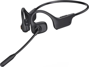 Open Ear Headphones with Mic, Bluetooth Wireless Headset with Microphone, AI Noise Cancelling Multipoint Connect Bluetooth 5.3, Sweatproof Wireless Headset for Work, Driving, Running, Wo Open Ear Headphones with Mic, Bluetooth Wireless Headset with Microphone, AI Noise Cancelling Multipoint Connect Bluetooth 5.3, Sweatproof Wireless Headset for Work, Driving, Running, Wo