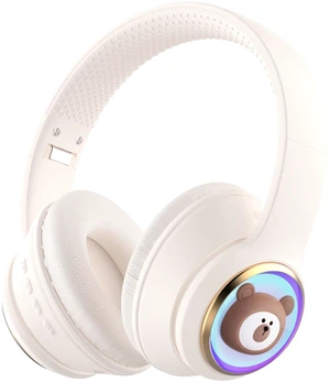YLFASHION Kids Bluetooth Headphones with Colorful LED Lights, Wireless Over Ear Headset with 85/115dB Safe Volume, 20H Playtime, AUX Cable for Travel & Online Learning YLFASHION Kids Bluetooth Headphones with Colorful LED Lights, Wireless Over Ear Headset with 85/115dB Safe Volume, 20H Playtime, AUX Cable for Travel & Online Learning
