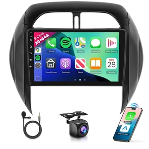 8 Core 2G+64G Car Radio for Toyota RAV4 2003 2004 2005, Wireless Carplay Android Auto Car Stereo, 9 IPS Touchscreen with WiFi, GPS, Bluetooth,FM/RDS, 32EQ DSP, AHD Rear Camera 8 Core 2G+64G Car Radio for Toyota RAV4 2003 2004 2005, Wireless Carplay Android Auto Car Stereo, 9 IPS Touchscreen with WiFi, GPS, Bluetooth,FM/RDS, 32EQ DSP, AHD Rear Camera