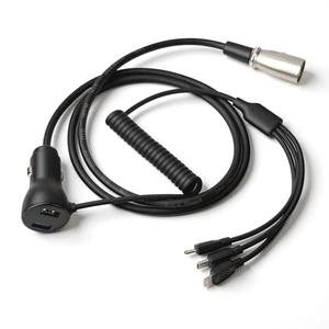 BONKZEBU Wheelchair USB Charging Cable 3 in 1 Multi Device Fast Charging Adapter Cord Universal Compatibility for Motorcycle Bike Boat Camping Outdoors Travel Universal Charging Cable BONKZEBU Wheelchair USB Charging Cable 3 in 1 Multi Device Fast Charging Adapter Cord Universal Compatibility for Motorcycle Bike Boat Camping Outdoors Travel Universal Charging Cable