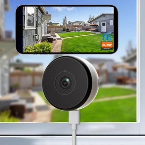 Volmees 2K Indoor Dome Window Camera for Home Security, 5G & 2.4GHz WiFi, Full Color Night Vision, Human Motion Detection with Real-Time Alerts, 2-Way Audio, 24/7 Recording, Alexa Compatibility, White Volmees 2K Indoor Dome Window Camera for Home Security, 5G & 2.4GHz WiFi, Full Color Night Vision, Human Motion Detection with Real-Time Alerts, 2-Way Audio, 24/7 Recording, Alexa Compatibility, White