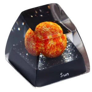 GIKZO Sun Planet Solar System Artisan Keycap, 1U ESC, R1 SA Profile, Custom Handmade Resin Key Cap for Cherry MX Mechanical Keyboard, Cool Tech Gift for Men, Dad, Gamers and Space Lovers GIKZO Sun Planet Solar System Artisan Keycap, 1U ESC, R1 SA Profile, Custom Handmade Resin Key Cap for Cherry MX Mechanical Keyboard, Cool Tech Gift for Men, Dad, Gamers and Space Lovers