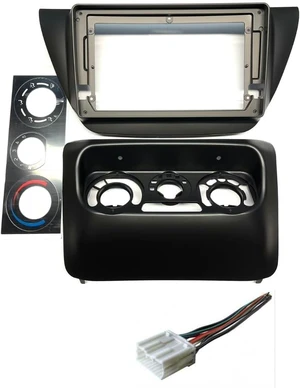 Gray 9 Inch Car Stereo Radio Install Dash Kit and Wire Harness -Made for Mitsubishi: 2002 2003 2004 2005 Lancer -No Factory External Amp Vehicles Only Gray 9 Inch Car Stereo Radio Install Dash Kit and Wire Harness -Made for Mitsubishi: 2002 2003 2004 2005 Lancer -No Factory External Amp Vehicles Only