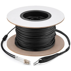 Threlaco 500ft (150 Meters) OM3 LC to LC 2 Core 10GB Multimode Fiber Cable Threlaco 500ft (150 Meters) OM3 LC to LC 2 Core 10GB Multimode Fiber Cable