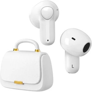 ANCwear Wireless Earbuds with Mini Handbag Case, 22H Playtime, Pearl White ANCwear Wireless Earbuds with Mini Handbag Case, 22H Playtime, Pearl White