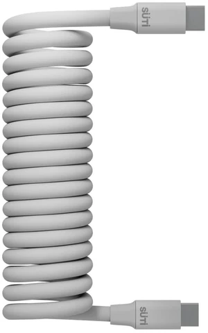 Suti CurlyCable Coiled USB-C Charging Cord for iPhone 15/16/17, iPad & USB-C Devices Tangle-Free Stretch Cable for Car, Travel & Desk Durable, Compact & Flexible Charger Suti CurlyCable Coiled USB-C Charging Cord for iPhone 15/16/17, iPad & USB-C Devices Tangle-Free Stretch Cable for Car, Travel & Desk Durable, Compact & Flexible Charger