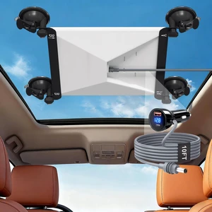 Shruy Starlink Mini Suction Cup Mount with 3 in 1 Car Charger, Secure Satellite Mounting Kit for Car Windows & Sunroofs, Rv, Boat, Truck Glass and Road Trips with 2 Replaceable Suction Cup Shruy Starlink Mini Suction Cup Mount with 3 in 1 Car Charger, Secure Satellite Mounting Kit for Car Windows & Sunroofs, Rv, Boat, Truck Glass and Road Trips with 2 Replaceable Suction Cup