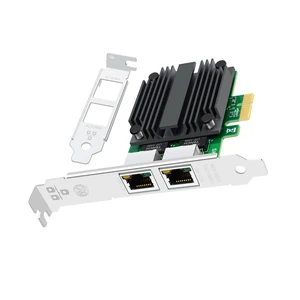 Lidkew Network Card with Intel I226-V Chip Dual Ports,2.5G PCIE X1 Server Network Adapter LAN NIC Card 2 RJ45 Ports Ethernet Adapter Support Windows 11/10 Windows Server/2022 Lidkew Network Card with Intel I226-V Chip Dual Ports,2.5G PCIE X1 Server Network Adapter LAN NIC Card 2 RJ45 Ports Ethernet Adapter Support Windows 11/10 Windows Server/2022