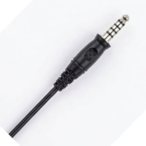 Professional 7.1mm Military-Grade Audio Cable, 5-Pole (TP-120/U-174) Coiled Spring Cord, Tactical Headset Repair Cable for Noise Cancelling Communication Professional 7.1mm Military-Grade Audio Cable, 5-Pole (TP-120/U-174) Coiled Spring Cord, Tactical Headset Repair Cable for Noise Cancelling Communication