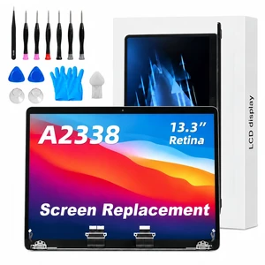 JYYSCRN A2338 Screen Replacement for 13.3 inches MacBook Pro M1 2020 2022 Year 2560x1600 Replacement LCD Full Assembly for EMC 3578 Silver JYYSCRN A2338 Screen Replacement for 13.3 inches MacBook Pro M1 2020 2022 Year 2560x1600 Replacement LCD Full Assembly for EMC 3578 Silver