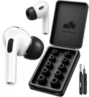 joremx Memory Foam Replacement Ear Tips for AirPods Pro 3 (5-Size)-Black joremx Memory Foam Replacement Ear Tips for AirPods Pro 3 (5-Size)-Black