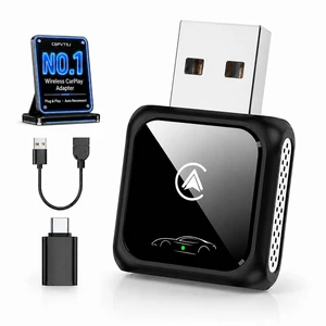 Wireless Carplay Adapter for Android Auto and Apple Car Accessories Bluetooth Audio Video Dongle Linker USB with iPhone 2026 TV Watch 2 in 1 Compact Mini Smart Type C Connect Hidden Wireless Carplay Adapter for Android Auto and Apple Car Accessories Bluetooth Audio Video Dongle Linker USB with iPhone 2026 TV Watch 2 in 1 Compact Mini Smart Type C Connect Hidden