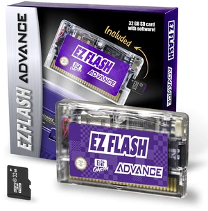EZ Flash AIR Advance. Retro-Themed Flash Cart for GBA + 32 GB SD Card Pre-Loaded with Games ^^ Collectors Packaging EZ Flash AIR Advance. Retro-Themed Flash Cart for GBA + 32 GB SD Card Pre-Loaded with Games ^^ Collectors Packaging
