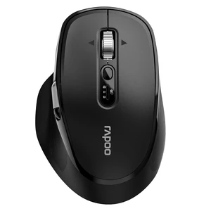 Rapoo M680 Wireless Mouse - for Small to Medium Hands, Bluetooth 5.0/4.0 + 2.4GHz Tri-Mode Multi-Device Mouse, Free-Spin Scroll, Horizontal Wheel, Silent Clicks, 2-Year Battery, Black Rapoo M680 Wireless Mouse - for Small to Medium Hands, Bluetooth 5.0/4.0 + 2.4GHz Tri-Mode Multi-Device Mouse, Free-Spin Scroll, Horizontal Wheel, Silent Clicks, 2-Year Battery, Black
