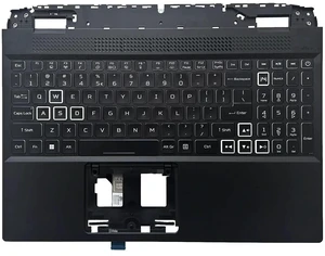 Wuntenphy New Replacement for Acer Nitro 5 AN515-58 AN515-46 N22C1 Laptop Palmrest Upper Case RGB Backlit Keyboard Assembly Part 6B.QFMN2.001 6B.QFJN2.001 AP3SY000710 AM3SY000500 Wuntenphy New Replacement for Acer Nitro 5 AN515-58 AN515-46 N22C1 Laptop Palmrest Upper Case RGB Backlit Keyboard Assembly Part 6B.QFMN2.001 6B.QFJN2.001 AP3SY000710 AM3SY000500