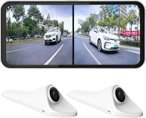 AI Blind Spot Camera Equipped with car Blind spot Display System, Blind spot Driving Recorder, Blind Spot Detection Warning Assistance, Blind Spot Monitoring BSM, Camera Monitoring System CMS (White) AI Blind Spot Camera Equipped with car Blind spot Display System, Blind spot Driving Recorder, Blind Spot Detection Warning Assistance, Blind Spot Monitoring BSM, Camera Monitoring System CMS (White)