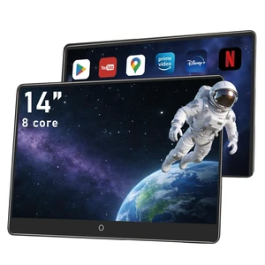 14 inch 4K Android Car TV Headrest Monitor for Cars Back seat Rear Entertainment System, Support Wireless Phone Link Touch Screen,with WiFi/Bluetooth/HDMI/USB/Video Player 4G+64G 8core (2PCs) 14 inch 4K Android Car TV Headrest Monitor for Cars Back seat Rear Entertainment System, Support Wireless Phone Link Touch Screen,with WiFi/Bluetooth/HDMI/USB/Video Player 4G+64G 8core (2PCs)