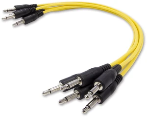KORG MS-CABLE-YL Patch Cable Set, Pack of 5, Yellow KORG MS-CABLE-YL Patch Cable Set, Pack of 5, Yellow
