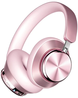 Wentronic Y03 Bluetooth Headphones Wireless Active Noise Cancelling Over Ear Headphones 48 Hours Playtime High Sound Quality 6 EQ Music Mode Headphones with Soft Ear Cushion - Pink Wentronic Y03 Bluetooth Headphones Wireless Active Noise Cancelling Over Ear Headphones 48 Hours Playtime High Sound Quality 6 EQ Music Mode Headphones with Soft Ear Cushion - Pink
