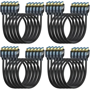 RyzzRooa 8K HDMI 2.1 Cable 3FT 20-Pack, Ultra High Speed 48Gbps RyzzRooa 8K HDMI 2.1 Cable 3FT 20-Pack, Ultra High Speed 48Gbps