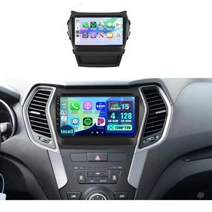4G+128G Android 15 Car Stereo for Hyundai Santa Fe IX45 2013-2017 Wireless CarPlay Android Auto,9'' Incell Touch Screen Radio Bluetooth GPS Navigatio 32-EQ FM/RDS WiFi SWC AHD Backup Camera 4G+128G Android 15 Car Stereo for Hyundai Santa Fe IX45 2013-2017 Wireless CarPlay Android Auto,9'' Incell Touch Screen Radio Bluetooth GPS Navigatio 32-EQ FM/RDS WiFi SWC AHD Backup Camera