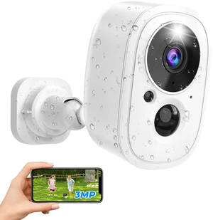 LWOHSI Outdoor Security Camera Wireless 3MP Battery Camera for Home Surveillance Outdoor Security Cameras 24/7 Recording,2-Way Audio,Motion Detection,Waterproof, Cloud/SD Storage LWOHSI Outdoor Security Camera Wireless 3MP Battery Camera for Home Surveillance Outdoor Security Cameras 24/7 Recording,2-Way Audio,Motion Detection,Waterproof, Cloud/SD Storage