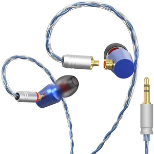 GUAEIMO G4M3C1L HiFi IEMs, Wired in-Ear Monitors with Detachable MMCX Cable, Professional Audiophile Earbuds, Aluminum Shell & 4-Strand Silver-Plated Cable, 3.5mm No Mic Azure Blue GUAEIMO G4M3C1L HiFi IEMs, Wired in-Ear Monitors with Detachable MMCX Cable, Professional Audiophile Earbuds, Aluminum Shell & 4-Strand Silver-Plated Cable, 3.5mm No Mic Azure Blue