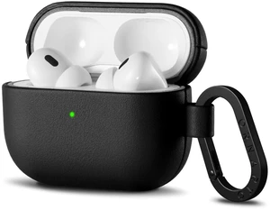 ORNARTO for AirPods Pro 2 Case, Vegan Leather Cover, Midnight Black Leather ORNARTO for AirPods Pro 2 Case, Vegan Leather Cover, Midnight Black Leather