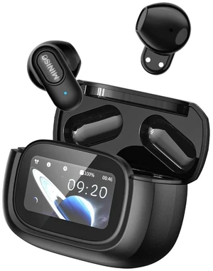 MINISO MS126 Wireless Earbuds, Touchscreen Bluetooth 6.0 TWS Earphones, Active Noise Cancelling, 30H Long Playtime, Waterproof in-Ear Headphones for Travel, Business, Sports & Daily Use MINISO MS126 Wireless Earbuds, Touchscreen Bluetooth 6.0 TWS Earphones, Active Noise Cancelling, 30H Long Playtime, Waterproof in-Ear Headphones for Travel, Business, Sports & Daily Use