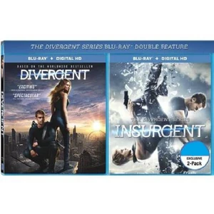 DIVERGENT / INSURGENT 2-Pack Blu-ray+Digital HD Movie Double Feature DIVERGENT / INSURGENT 2-Pack Blu-ray+Digital HD Movie Double Feature