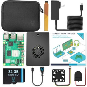 Vilros Basic Starter Kit for Raspberry Pi 5 with Dual Passive and Active Cooling Case-Includes Pi 5 Board, Case, Power Supply, 32GB Preloaded SD Card, HDMI Adapter & More (1GB, Black) Vilros Basic Starter Kit for Raspberry Pi 5 with Dual Passive and Active Cooling Case-Includes Pi 5 Board, Case, Power Supply, 32GB Preloaded SD Card, HDMI Adapter & More (1GB, Black)