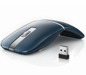 Taimousetvs M9 Bluetooth Travel Mouse, 2.4 GHz, USB Receiver, Blue Taimousetvs M9 Bluetooth Travel Mouse, 2.4 GHz, USB Receiver, Blue