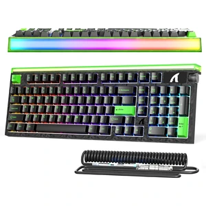 ATTACK SHARK R98HE Wired RT 8K Mechanical RGB Gaming Keyboard-Black Green ATTACK SHARK R98HE Wired RT 8K Mechanical RGB Gaming Keyboard-Black Green