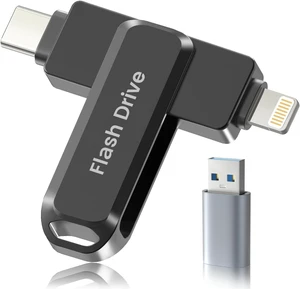 256GB MFi Certified Photo Stick for iPhone Flash Drive, 3 in 1 USB Memory Stick Thumb Drive(Black)for iPhone/iPad/Android/Mac/PC, Picture Keeper for Photos & Files Storage with ~244GB Available Space 256GB MFi Certified Photo Stick for iPhone Flash Drive, 3 in 1 USB Memory Stick Thumb Drive(Black)for iPhone/iPad/Android/Mac/PC, Picture Keeper for Photos & Files Storage with ~244GB Available Space