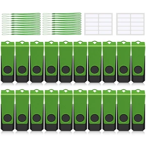 AGECASH 2GB Flash Drive 20 Pack Zip Drive USB 2.0 Thumb Drive Pack, Green AGECASH 2GB Flash Drive 20 Pack Zip Drive USB 2.0 Thumb Drive Pack, Green