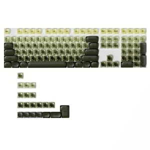 Jelly Green Keycaps HOA Profile for 60% 75% Fullsize Mechanical Keyboard Jelly Green Keycaps HOA Profile for 60% 75% Fullsize Mechanical Keyboard