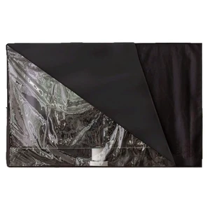 COOSOO Outdoor TV Cover Waterproof with Visible Transparent Film Heavy duty TV Cover Box Black Heat Resistant Weatherproof Dustproof Anti UV Patio Outside Television Protector 46-48" COOSOO Outdoor TV Cover Waterproof with Visible Transparent Film Heavy duty TV Cover Box Black Heat Resistant Weatherproof Dustproof Anti UV Patio Outside Television Protector 46-48"