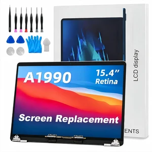JYYSCRN A1990 Screen Replacement A1990 LCD for 15 inches MacBook 2018 2019 Year 2560x1600 Replacement LCD Full Assembly for EMC 3215 3359 Silver JYYSCRN A1990 Screen Replacement A1990 LCD for 15 inches MacBook 2018 2019 Year 2560x1600 Replacement LCD Full Assembly for EMC 3215 3359 Silver