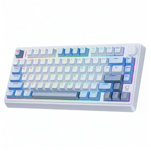 wegear 75% Compact Mechanical Keyboard with Knob for PC/Mac/Laptop-Blue wegear 75% Compact Mechanical Keyboard with Knob for PC/Mac/Laptop-Blue