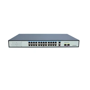 WIWAV S1526-24F2TS-P 26-Port 10/100M PoE Unmanaged Ethernet Switches - Full Duplex LAN Hub for Enterprise, Business, Home, Office, NAS, AP, PoE Surveillance Camera (Built-in 260W, Metal, Plug&Play) WIWAV S1526-24F2TS-P 26-Port 10/100M PoE Unmanaged Ethernet Switches - Full Duplex LAN Hub for Enterprise, Business, Home, Office, NAS, AP, PoE Surveillance Camera (Built-in 260W, Metal, Plug&Play)