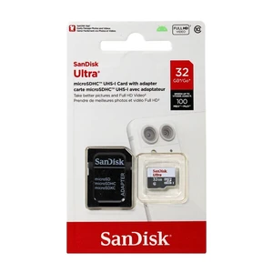 Sandisk Ultra - Flash Memory Card - 32 GB - MicroSDHC UHS-I (SDSQUNC-032G-AN6IA) Sandisk Ultra - Flash Memory Card - 32 GB - MicroSDHC UHS-I (SDSQUNC-032G-AN6IA)