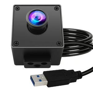 ELP 5mp 60fps Global Shutter USB3.0 Camera Wide Angle 110degree Webcam for Computer Mini UVC USB3.0/2.0 PC Camera High Speed Lightburn Cameras for Laser (110degree no Distortion Lens) ELP 5mp 60fps Global Shutter USB3.0 Camera Wide Angle 110degree Webcam for Computer Mini UVC USB3.0/2.0 PC Camera High Speed Lightburn Cameras for Laser (110degree no Distortion Lens)