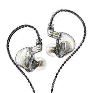 KASOTT QKZ ZXT in Ear Monitor Headphones, Wired Earphones Stereo Bass, HiFi Wired Earbuds, Dynamic Dual Driver Gaming Earbuds with Detachable Cable for Musicians, Singer (White) KASOTT QKZ ZXT in Ear Monitor Headphones, Wired Earphones Stereo Bass, HiFi Wired Earbuds, Dynamic Dual Driver Gaming Earbuds with Detachable Cable for Musicians, Singer (White)