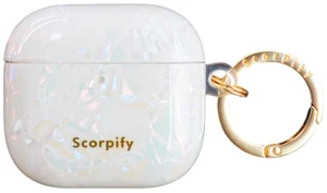 SCORPIFY for AirPods 4 Case (4th Generation, 2024) with Keychain, Compatible with Apple AirPod 4, Cute Protective Hard Shell Cover, Wireless Charging Earbuds Case for Women - Colorful Pearl SCORPIFY for AirPods 4 Case (4th Generation, 2024) with Keychain, Compatible with Apple AirPod 4, Cute Protective Hard Shell Cover, Wireless Charging Earbuds Case for Women - Colorful Pearl