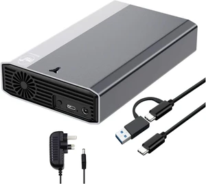 ModusTech 3TB Desktop External Hard Drive (NOT-Portable) Vault USB-C 3.1 (5Gbps) High-Speed HDD for PC, Mac, Laptop & Console, Mains-Powered Backup Storage, 2-Year Warranty ModusTech 3TB Desktop External Hard Drive (NOT-Portable) Vault USB-C 3.1 (5Gbps) High-Speed HDD for PC, Mac, Laptop & Console, Mains-Powered Backup Storage, 2-Year Warranty