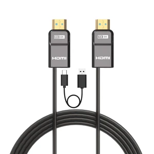 RUIPRO 8K Full Fiber Optic Armored HDMI 2.1 Cable 48Gbps, 8K60/4K120, 10FT RUIPRO 8K Full Fiber Optic Armored HDMI 2.1 Cable 48Gbps, 8K60/4K120, 10FT