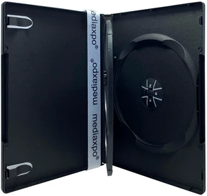 Mediaxpo 3 Disc DVD Cases with Hinged Flip Tray, Clear Sleeve - Organize and Protect Your DVDs with Triple Overlap Design (Pack of 25) Mediaxpo 3 Disc DVD Cases with Hinged Flip Tray, Clear Sleeve - Organize and Protect Your DVDs with Triple Overlap Design (Pack of 25)