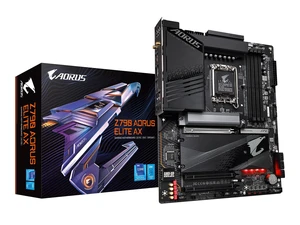 GIGABYTE Z790 AORUS Elite AX LGA 1700 ATX Motherboard, Support Intel Core 14th/13th/12th Gen, DDR5, 16+1+2 Power Phase, 4X M.2, PCIe 5.0, USB-C 3.2, WIFI6E, 2.5GbE, Q-Flash, EZ-Latch, R GIGABYTE Z790 AORUS Elite AX LGA 1700 ATX Motherboard, Support Intel Core 14th/13th/12th Gen, DDR5, 16+1+2 Power Phase, 4X M.2, PCIe 5.0, USB-C 3.2, WIFI6E, 2.5GbE, Q-Flash, EZ-Latch, R